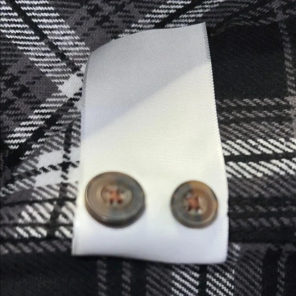 Jachs Black and White Casual Button Down Shirt - Picture 8 of 8